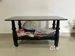 Glass teapoy