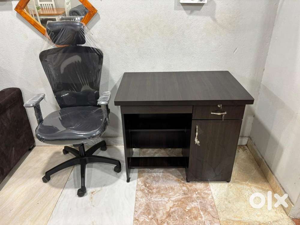 Brand new wooden study table and chair combo