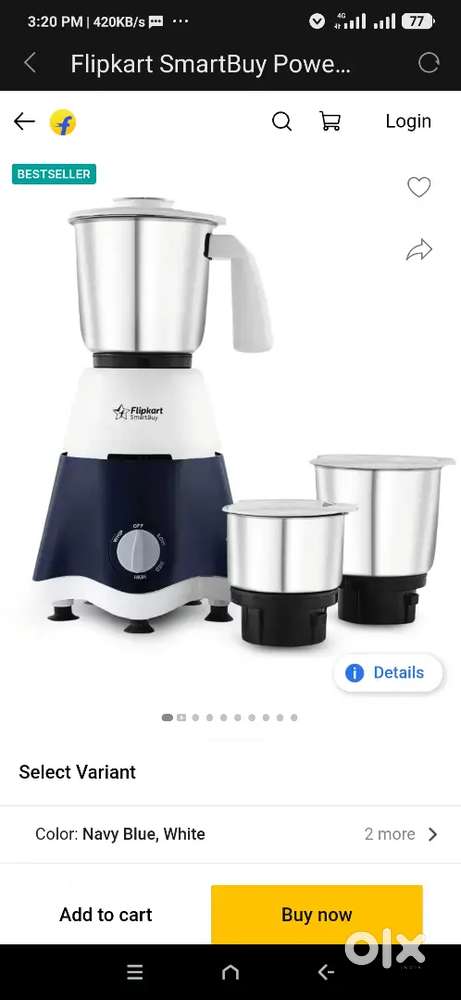 Flipkart new brand 500 what mixer grinder 3 jar