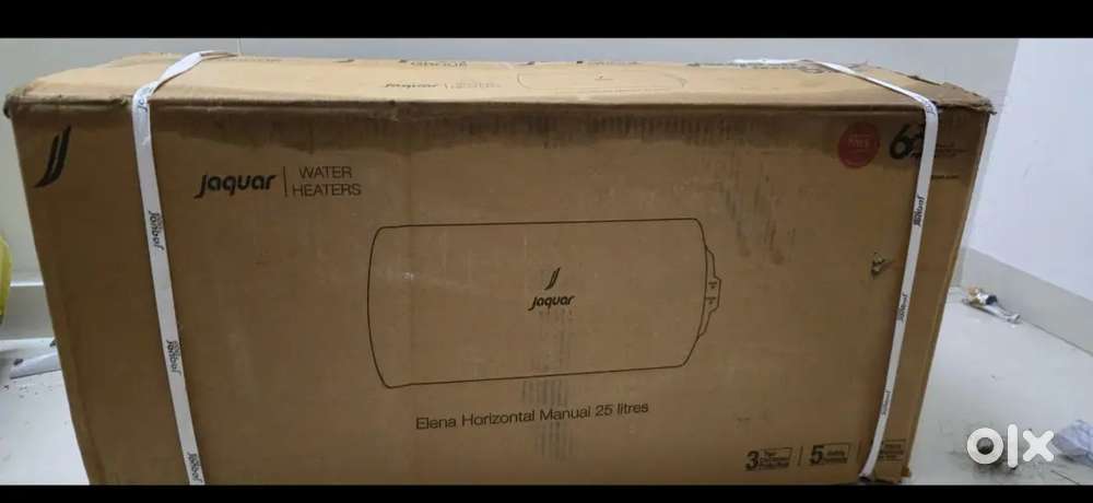 sealed jaguar geyser and Carryware western  toilet
