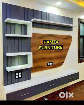 HAMZA FURNITURE NEW PLYWOOD TV UNIT CABINET 6BY6 FOR UR BEUTIFUL HOME