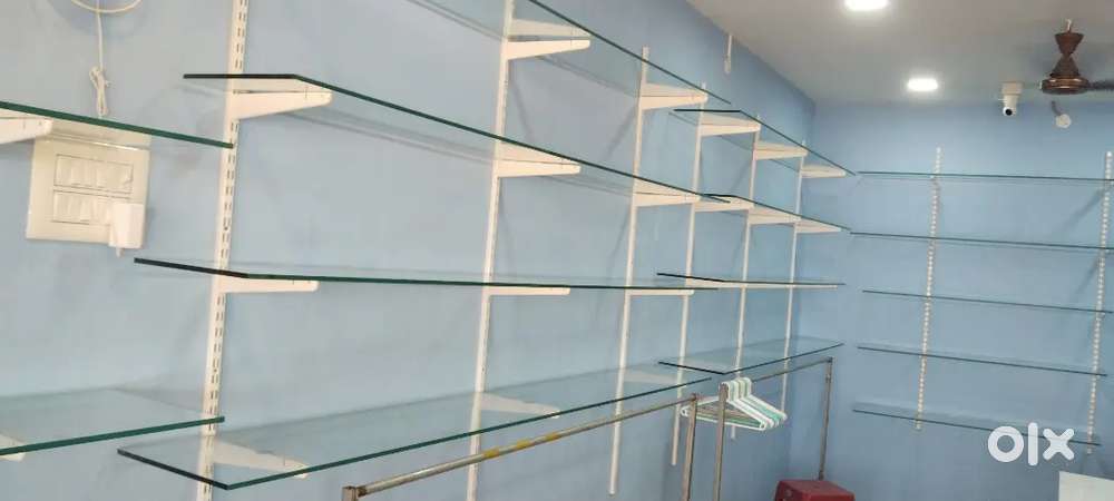 Shop glass rack selling