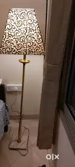 Antique Brass Floor Lamp on sale