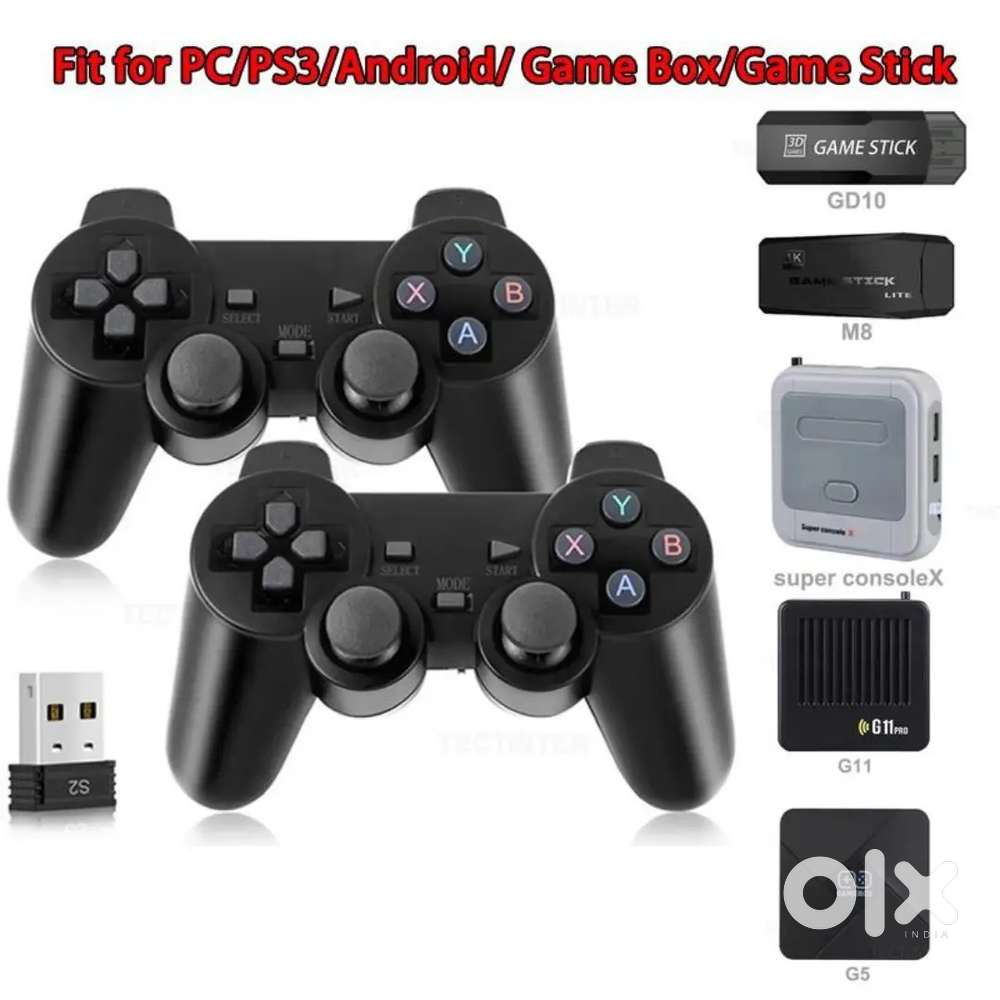 2 CLASSIC BLACK WIRELESS JOYSTICK WITH USB