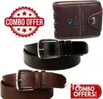 Kastner belt pack of 2 and mens wallet