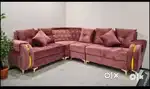 L shape sofa set available