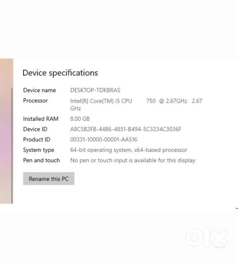 Computer super fast with 8gb ram expandable 4gb extra
