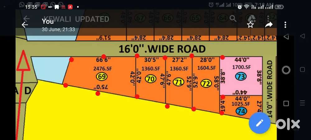 Urgent Sale!!! 5 Kottah for sale in Kewali on Tekari Rd