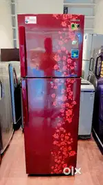 Samsung 275L 4Star Frost-free Double Door Refrigerator Tender Lily Red