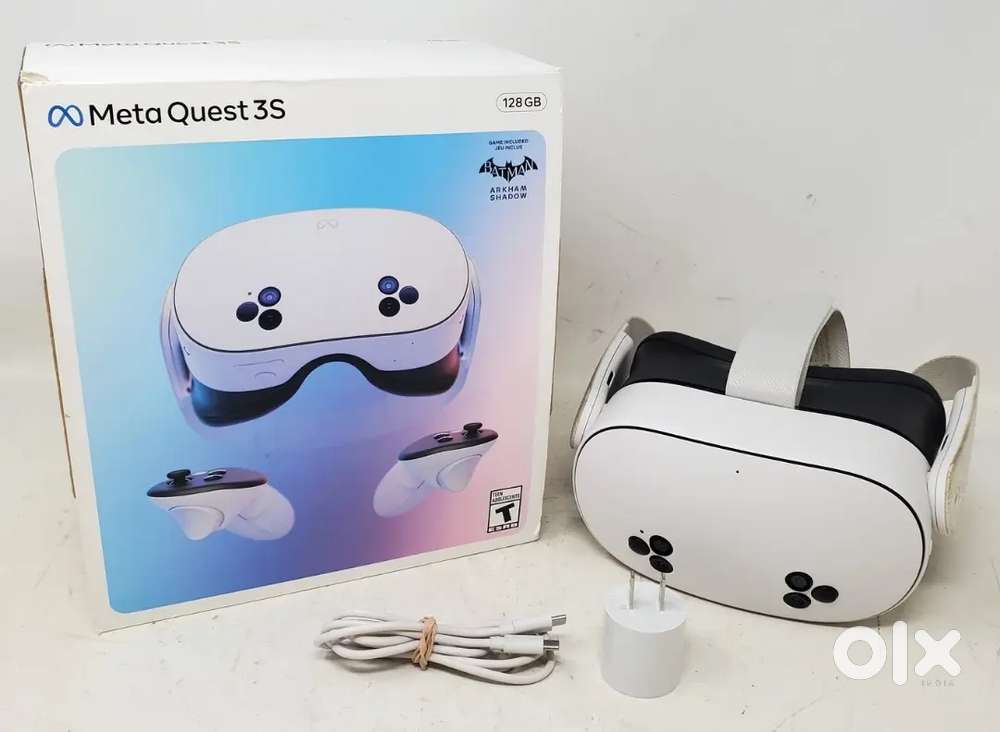Meta Quest 3s 128GB VR Headset Only w/ Charger & Box 
