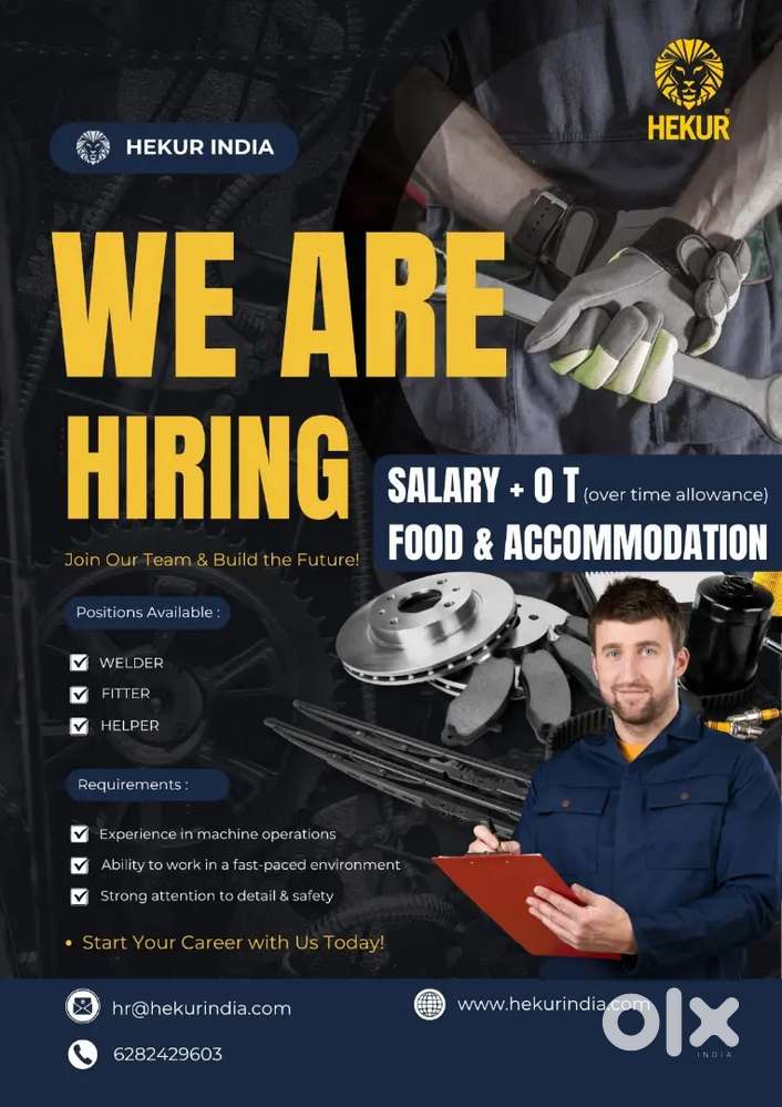 Fitter, welder, helper