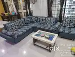 L shape 5 seater sofa set for sale