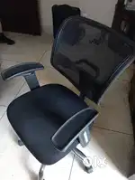 Revolving computer chair