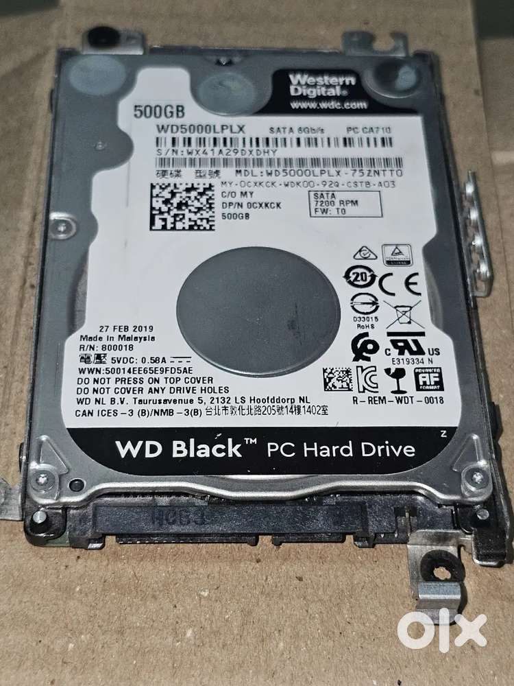 WD Hard Drive- 500 GB