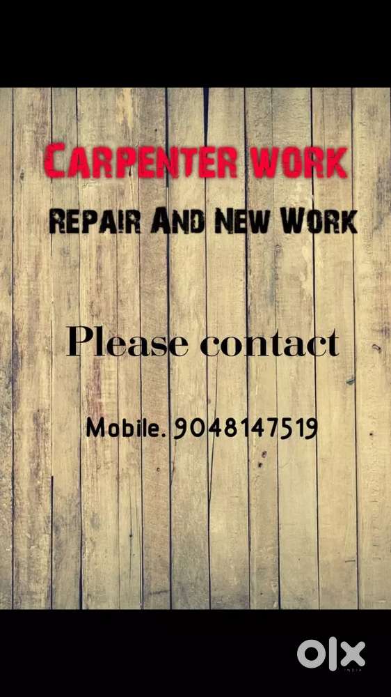 Carpenter ,Maintenance work
