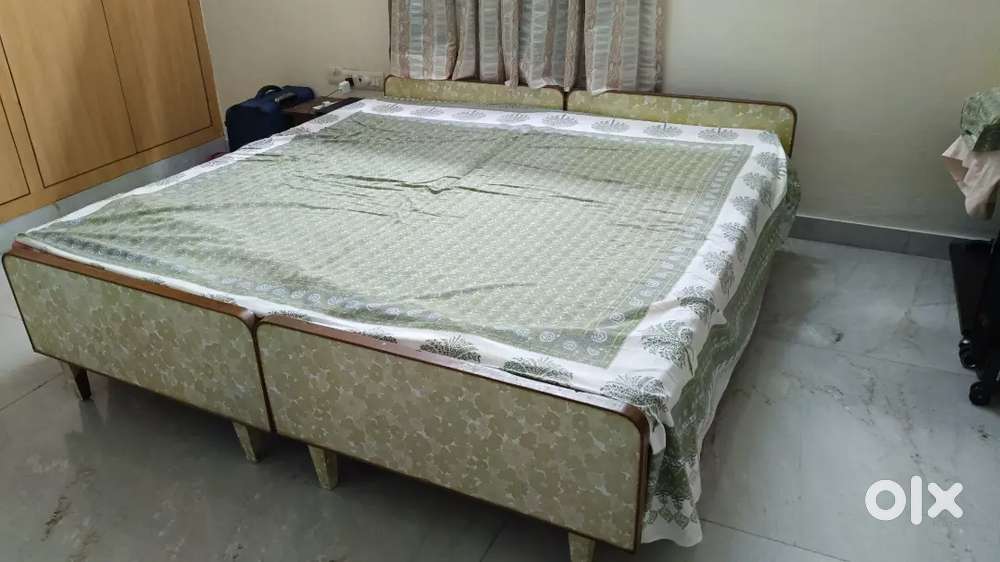 Double bed almost new