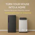 YourChoiz offers a premium singledoor fridge and top load washer combo