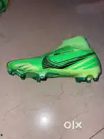 NIKE MERCURIAL SUPERFLY9 NEON GREEN 3.5UK