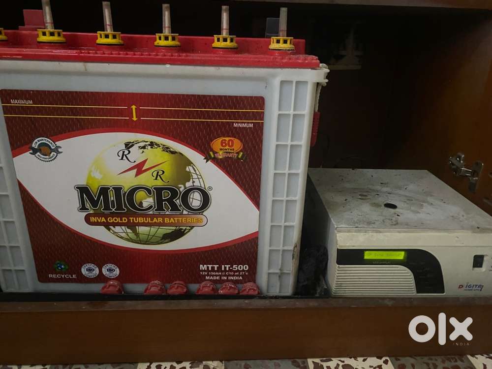 Inverter with batter