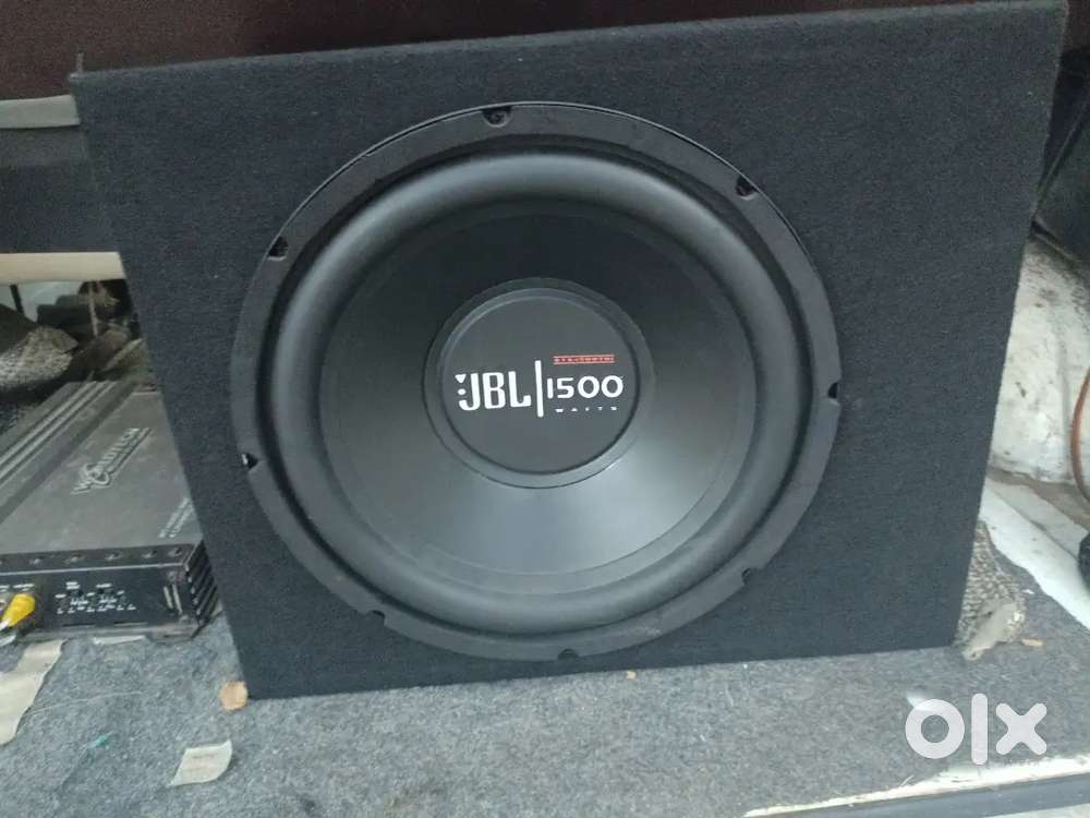 JBL WOOFER 1500WATT AND WORLDTECH AMP 4 CHANNEL