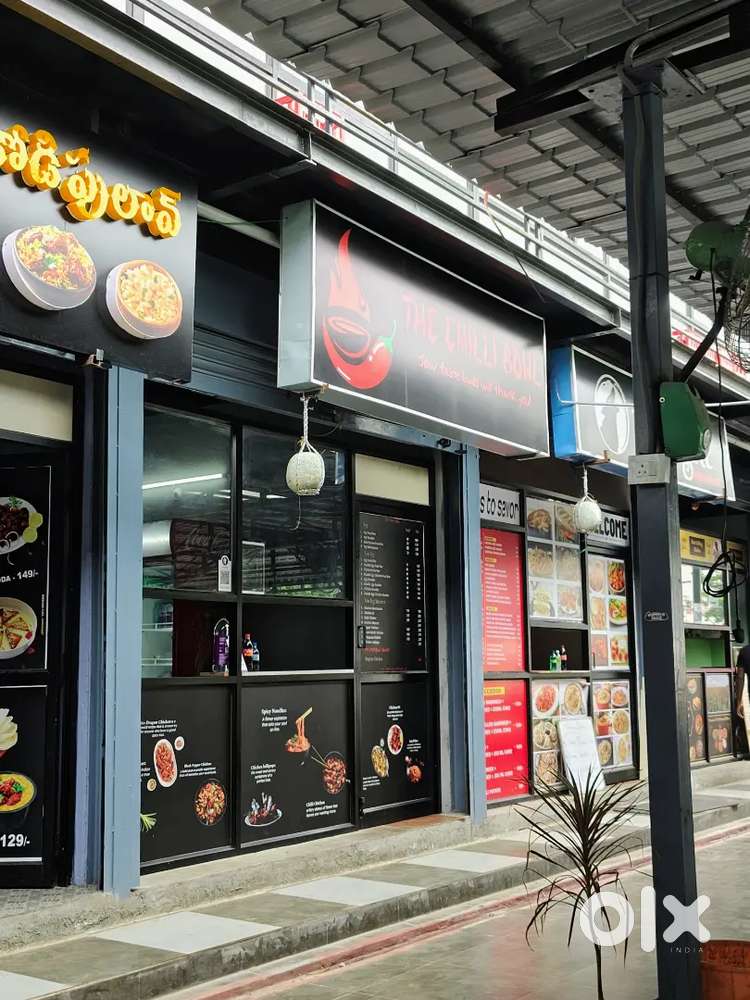 Full set of food court with shutter