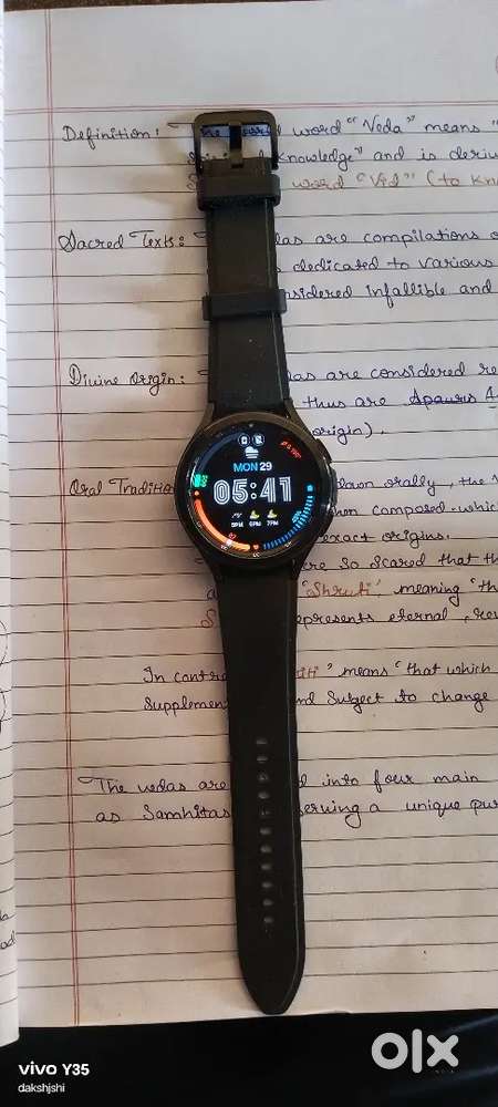 Samsung galaxy watch active 4 black color gps model