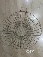 Stainless steel Round Dish Drainer Basket Stand for Home Kitchen