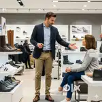 Sales executive for footwear store