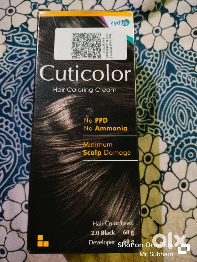 Cuticolor Hair Coloring cream