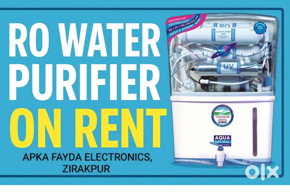RO Water purifier on RENT