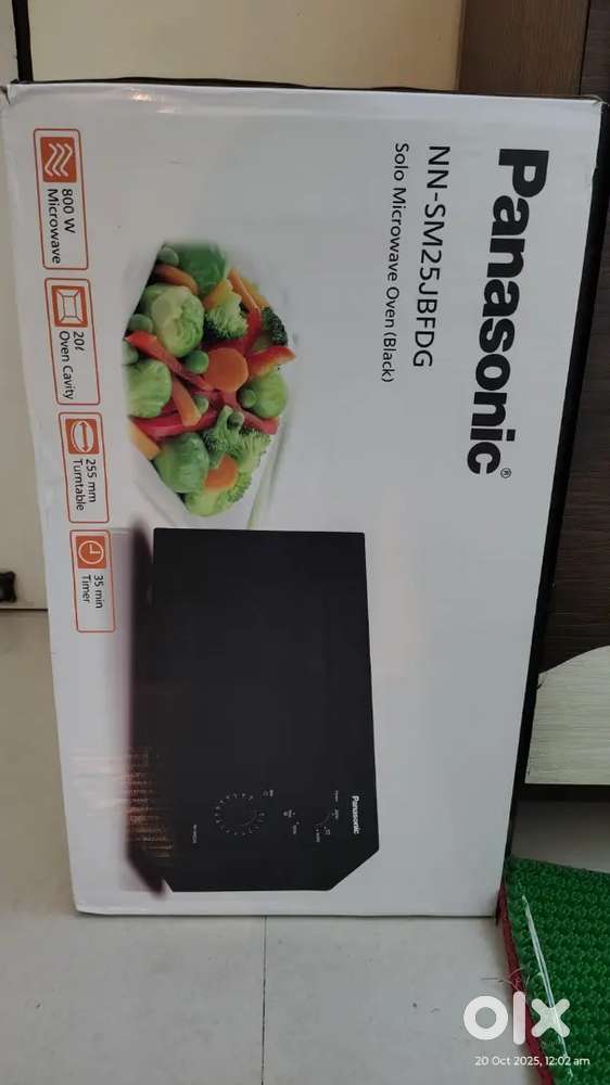 Panasonic
NN-SM25JBFDG
Solo Microwave Oven (Black)