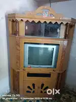 Tv wooden cabin