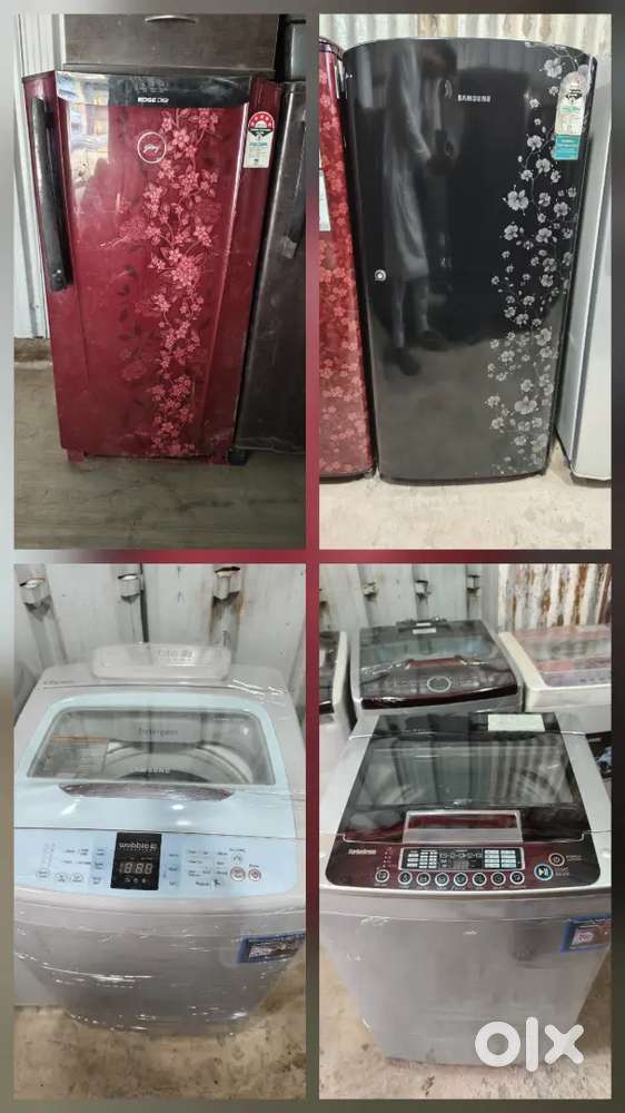 Washing machine & fridge on rent  1000 only