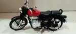 Original Royal Enfield Bullet 350 Classic red colour toy working model