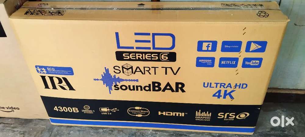 43 INCH SMART ANDROID 3 YEAR WARRENTY WITH BILL