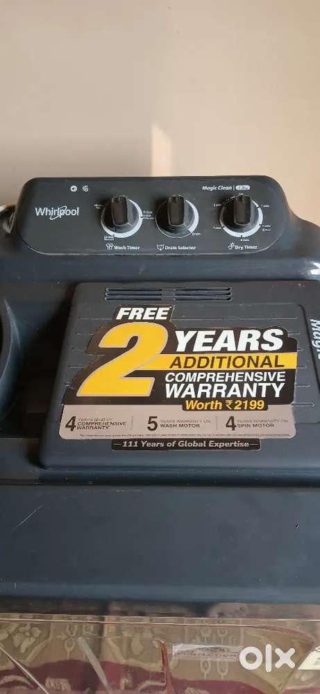 New washing machine 7.5 kg just 1month yes