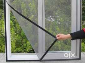 Mosquito net velcro type for wood windows