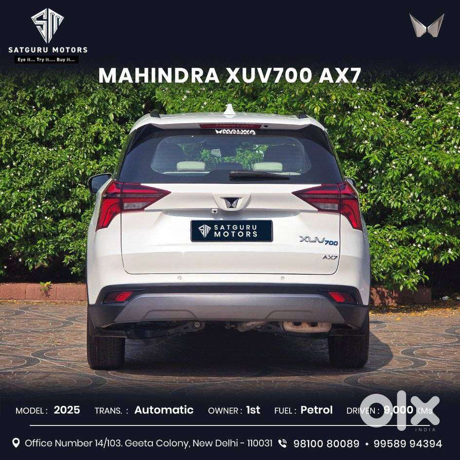 Mahindra XUV700 2.0 AX 7 Petrol AT Str, 2025, Petrol