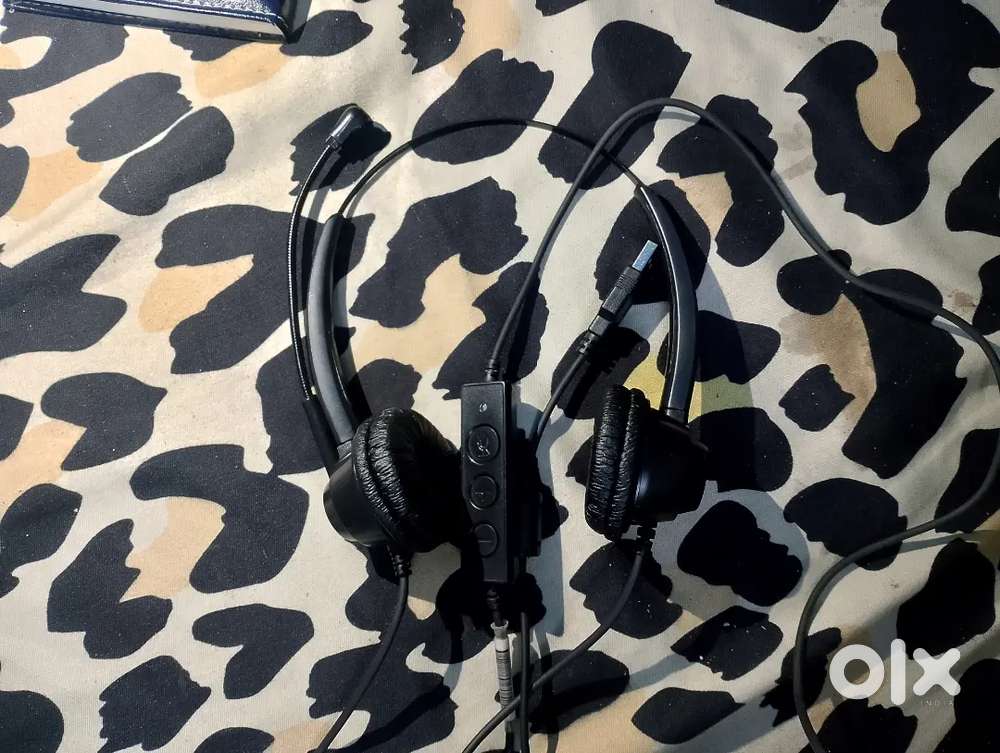 Headset with mic and type a cable