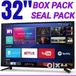 32 INCH LED TV SMART ANDROID TV 1GB RAM 8GB ROM WI-FI YOUTUBE OPTION