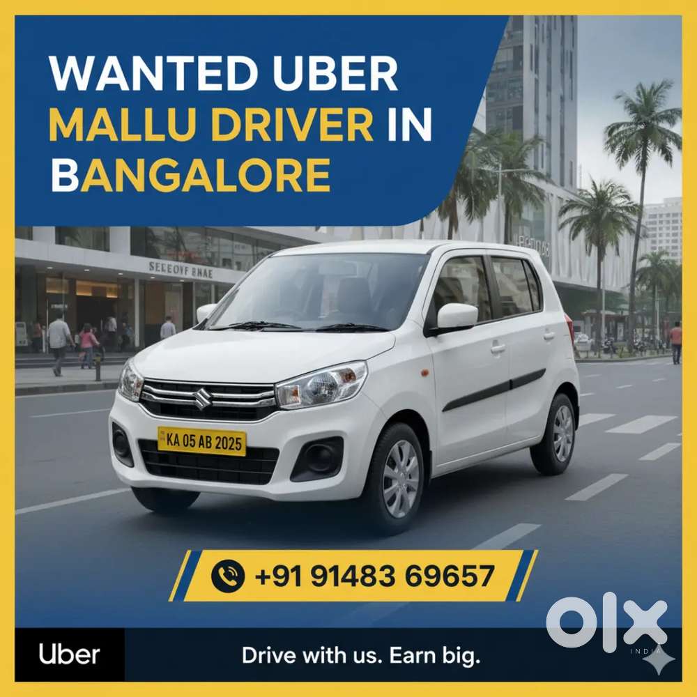 Uber driver vacancy in Bangalore