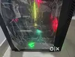 Gaming PC with Nvidia graphics card including a gaming cabinet.