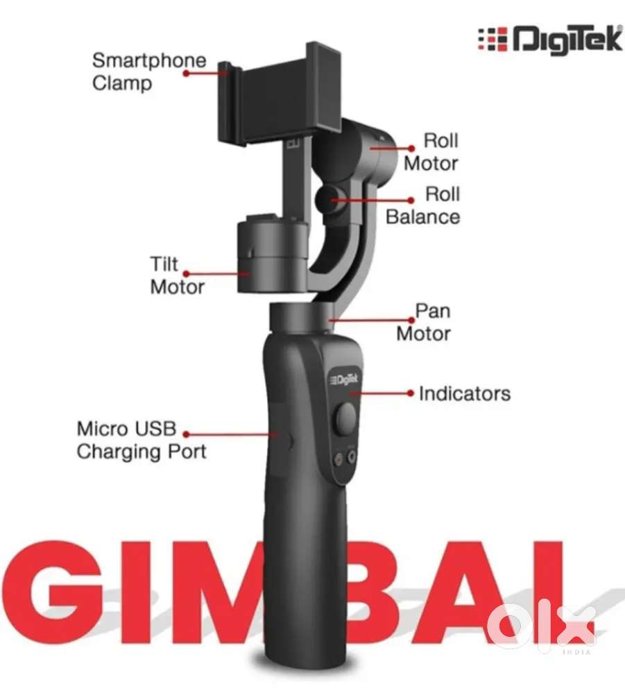 DIGITEK Smartphone DSG 005 3 Axis Gimbal for Mobile (300.0)
