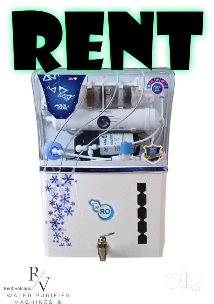 Ro water purifier available on rent