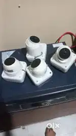 CCTV 4 CAMERAS SET WITH DAHUA DVR AND WIRE FOR SALE AT VERY LOW PRICE