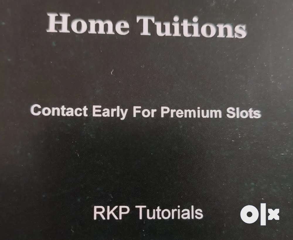 Home/Private/Online Tuitions