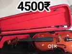 Score brand violin, acrylic intusthani flutes, and Kerala bamboo