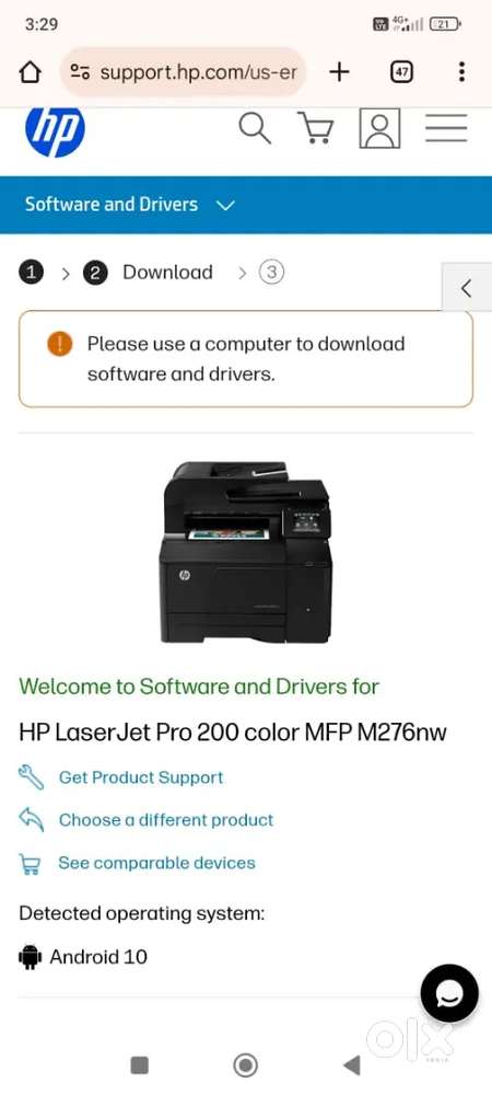 Hp laserjet pro 200 printer