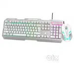 Zebronics Transformer Gaming Keyboard & Mouse Combo (White) – Used