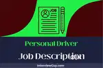 Need a personal driver